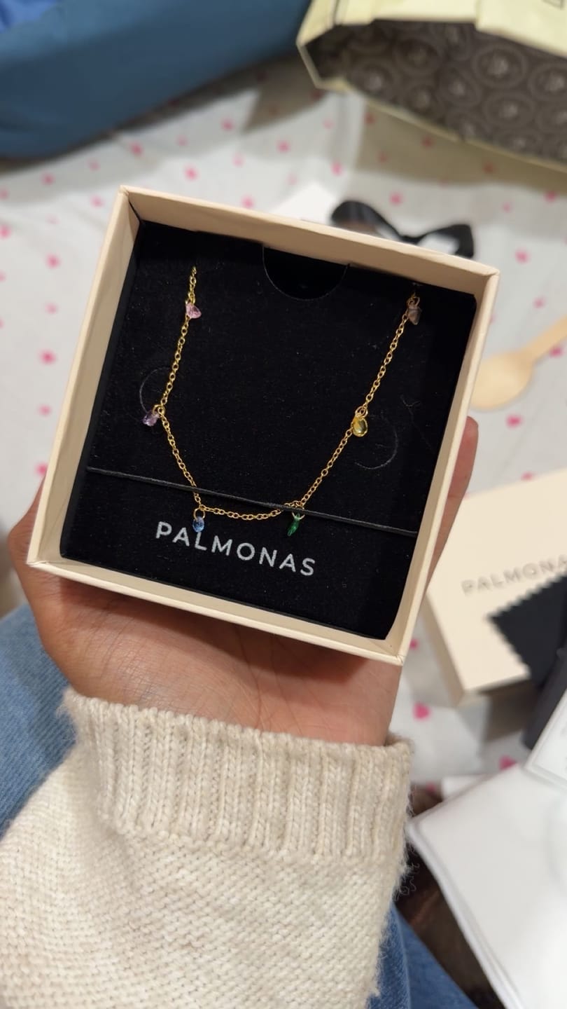 Customer photo review of Prismatic Harmony Necklace