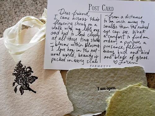 Customer photo review of Monthly Artisan Card Subscription