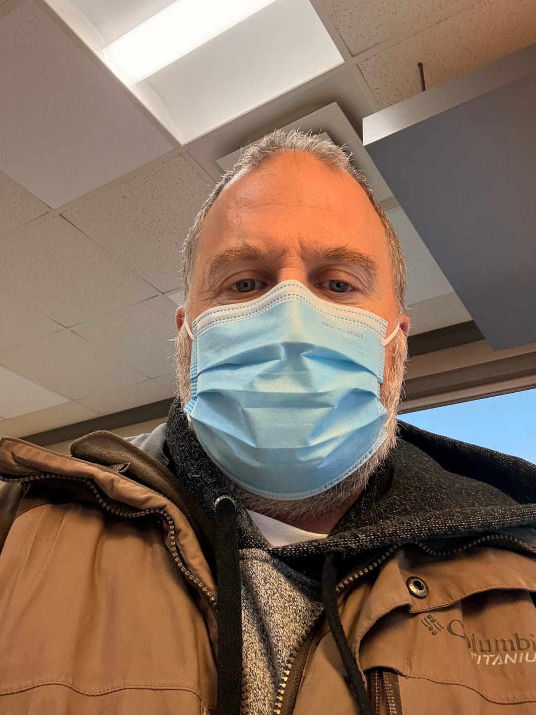 Customer photo review of ASTM Level 3 Medical Procedure Face Mask Made in Canada