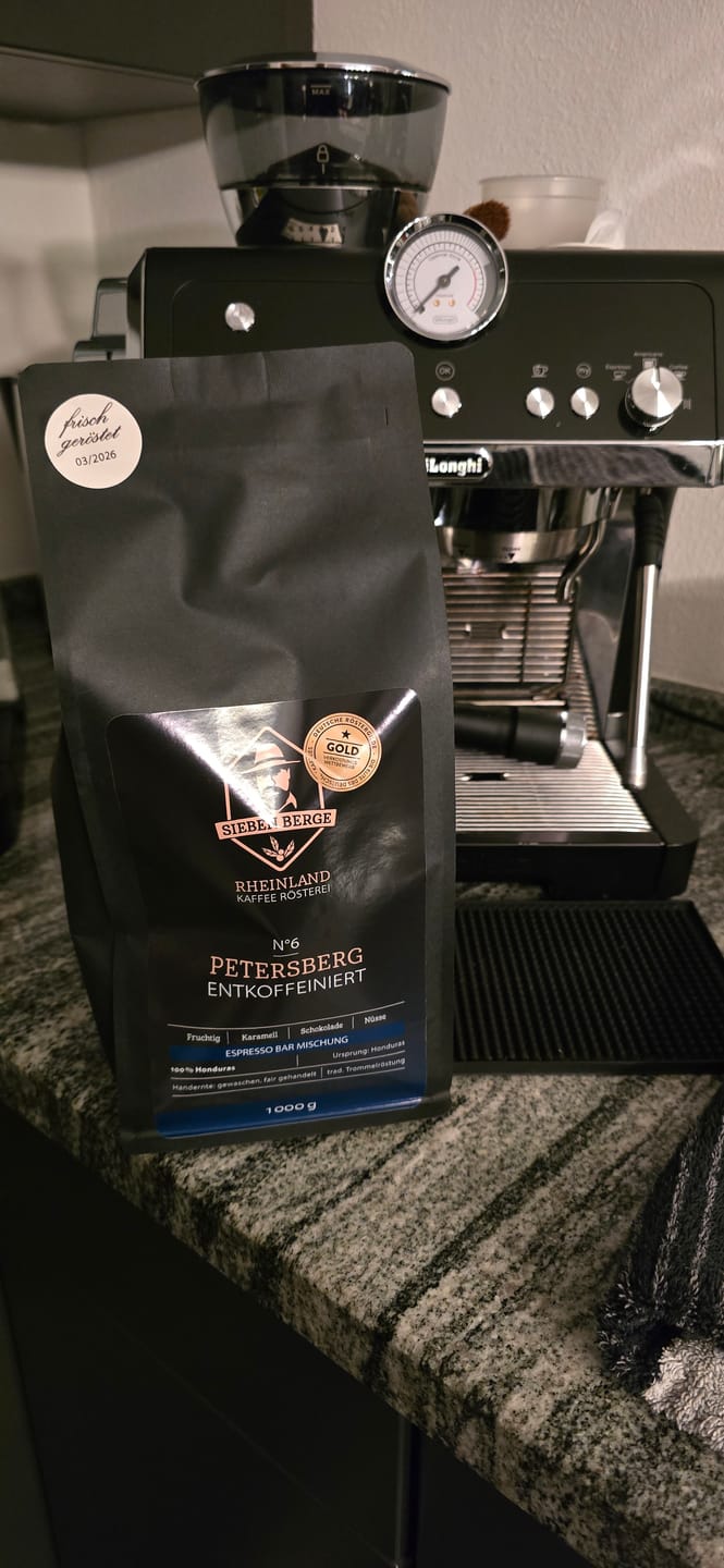 Customer photo review of N°6 Petersberg – Entkoffeinierter Genuss – Espresso Bar Mischung