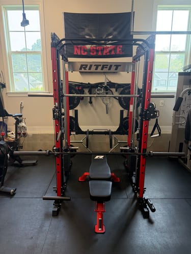 Customer photo review of RitFit M1 PRO Multi-Functional Smith Machine with Cable Crossover System and Squat Rack for Home Gym