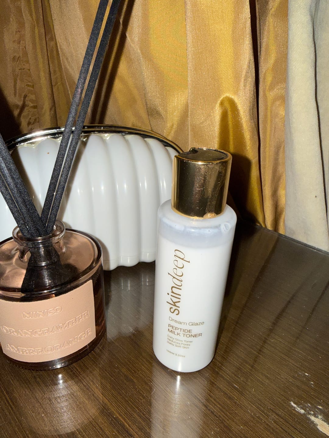 Customer photo review of DREAM GLAZE - Peptide Milk Toner