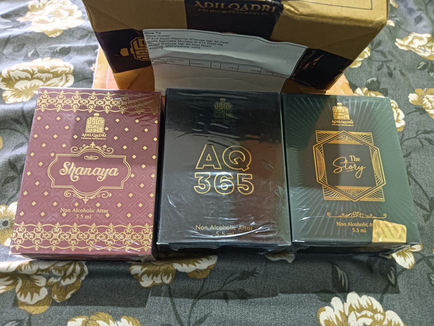 Customer photo review of AQ 365 Luxury Attar Perfume
