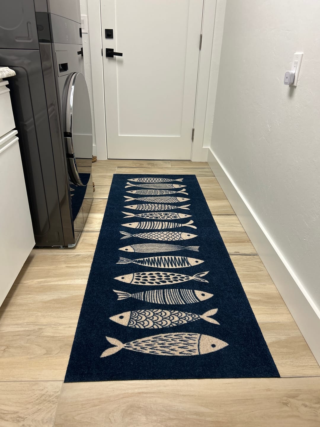 Customer photo review of Machine Washable - A Fish Tale Rug