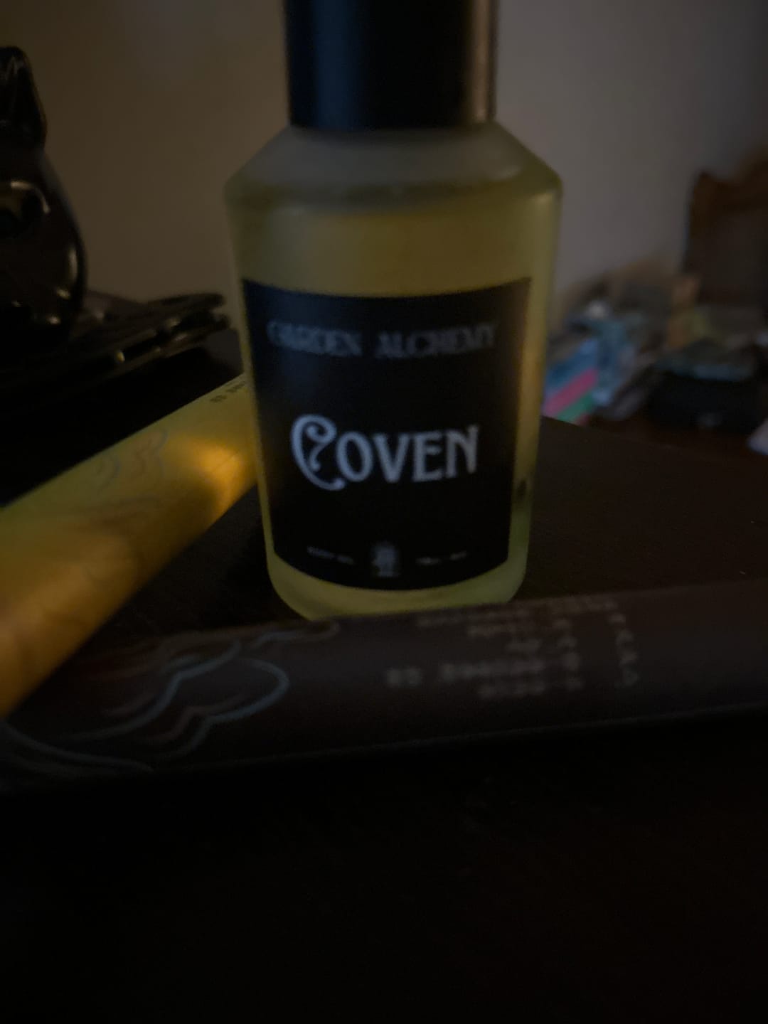 Customer photo review of COVEN BODY OIL