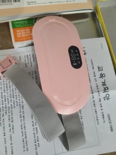 Customer photo review of Portable Cordless Heating Pad for Menstrual Cramps Relief