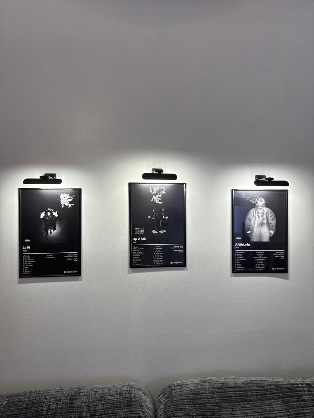 Customer photo review of Yeat Album Posters