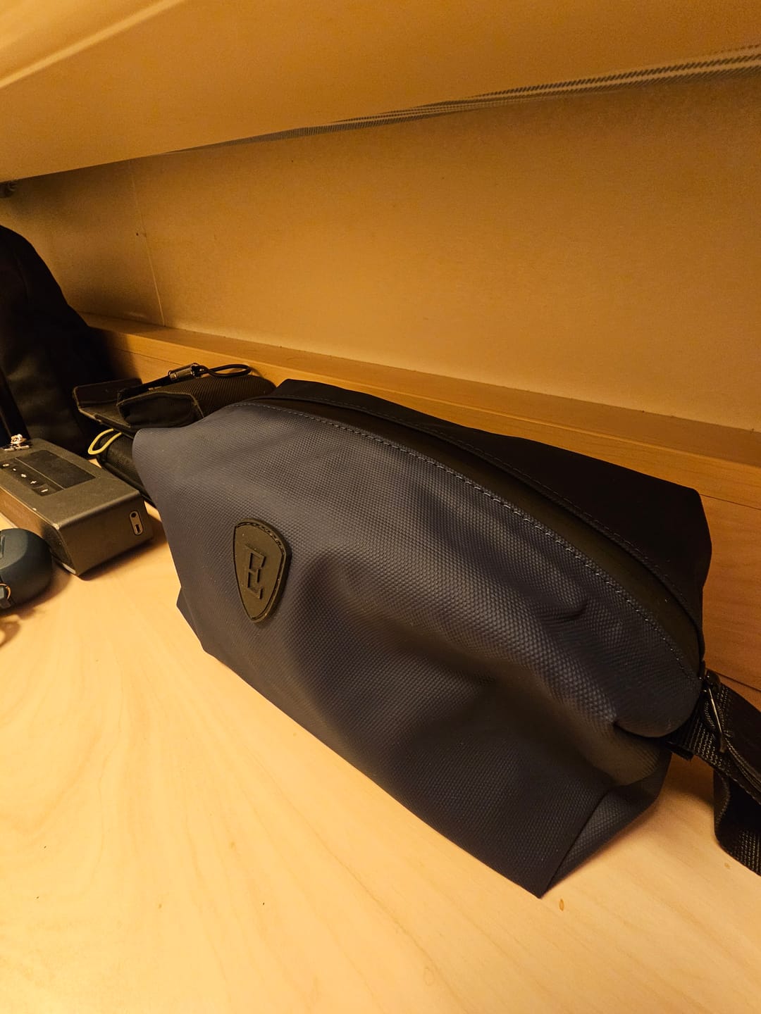 Customer photo review of The Wash Bag Blue