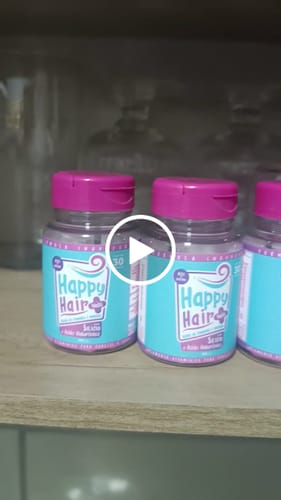 Customer video review of Happy Hair 3 Potes + 1 Colágeno Grátis