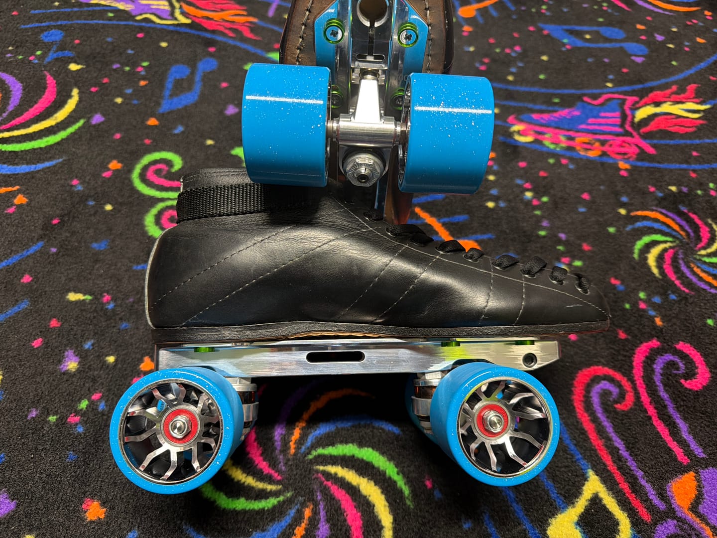 Customer photo review of Moonwalk Roller Skate Wheels – 64mm 96A Indoor