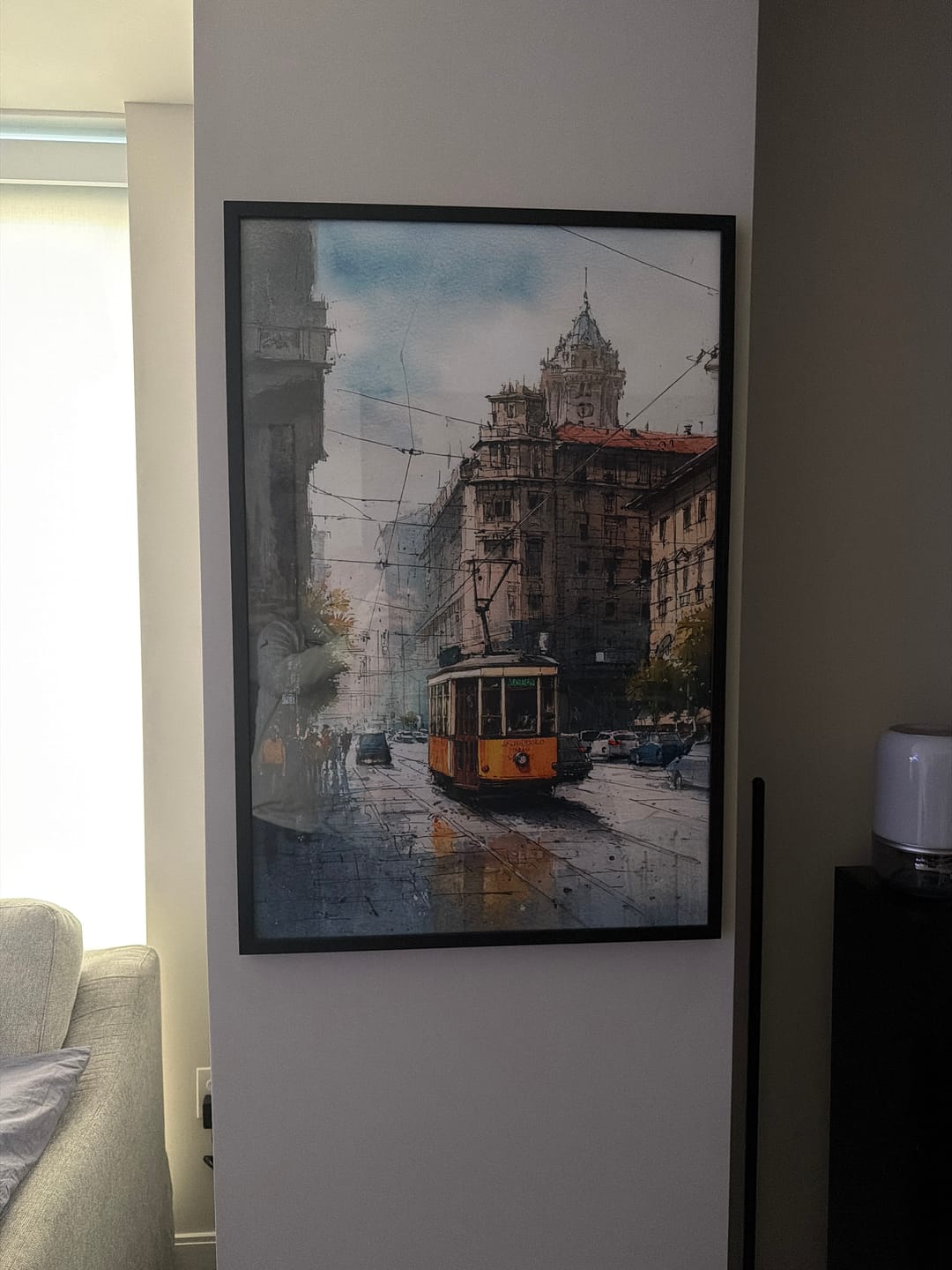 Customer photo review of Milan, Italy – Watercolor Art Print