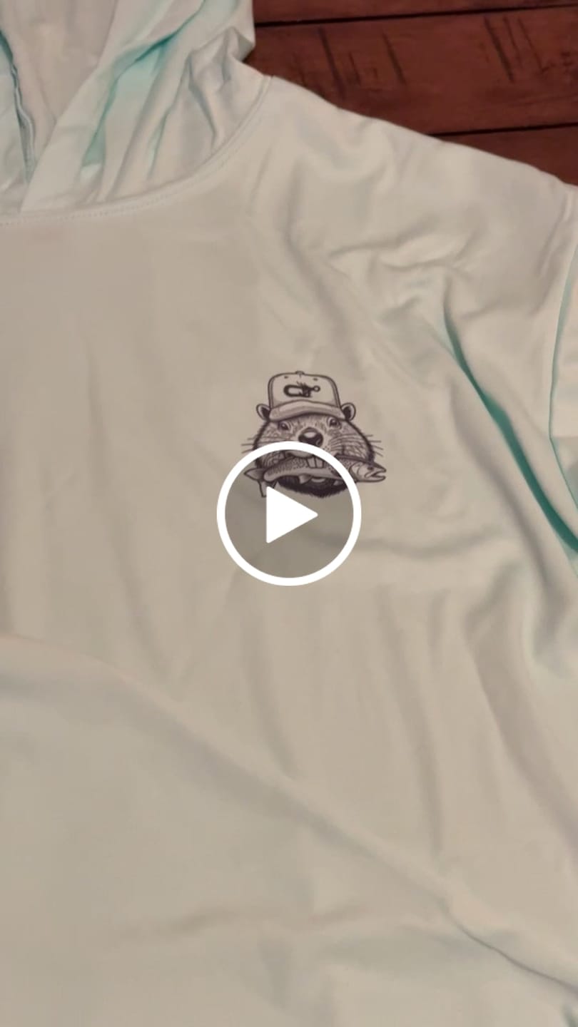 Customer video review of AH Seagrass - Custom Hooded UPF Shirt