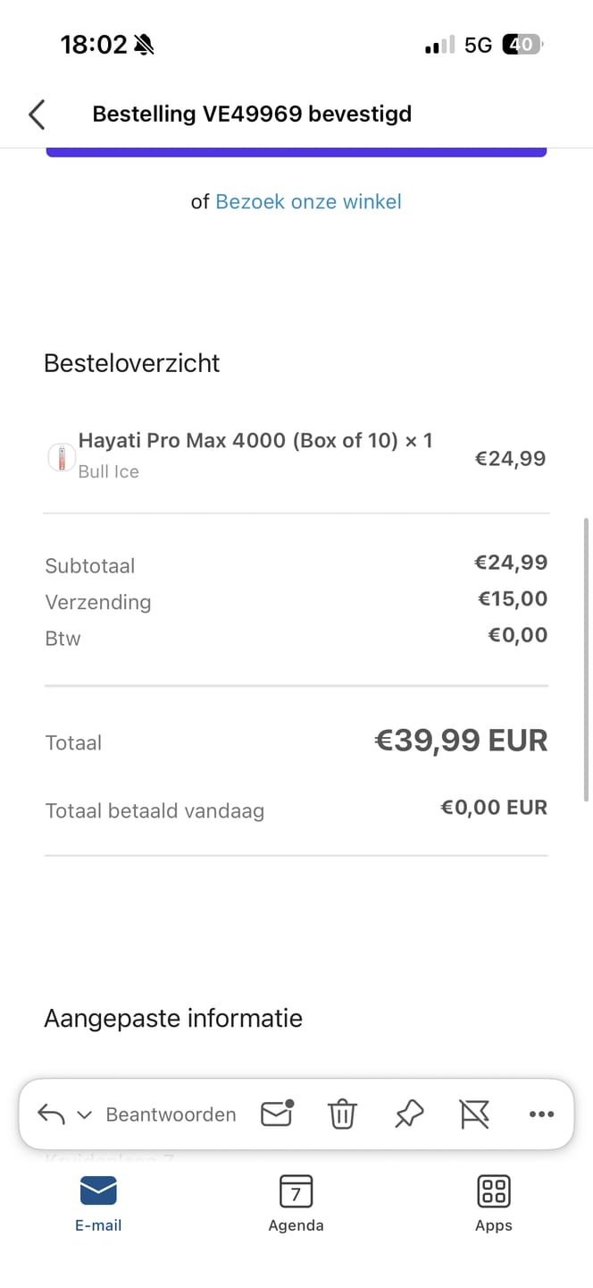 Customer photo review of Hayati Pro Max 4000 (Box of 10)