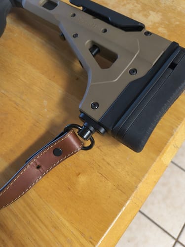 Customer photo review of 2 PCS M-LOK QD Sling Swivel with Rail Adaptor for M-LOK Handguard