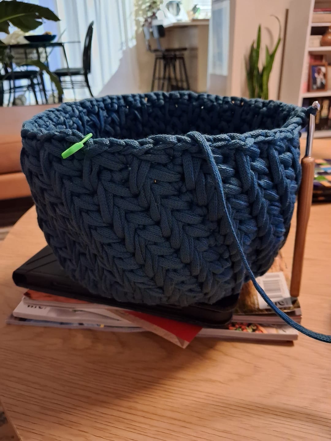 Customer photo review of CrochetPark™  Elegant granny Crochet Bag DIY Kit