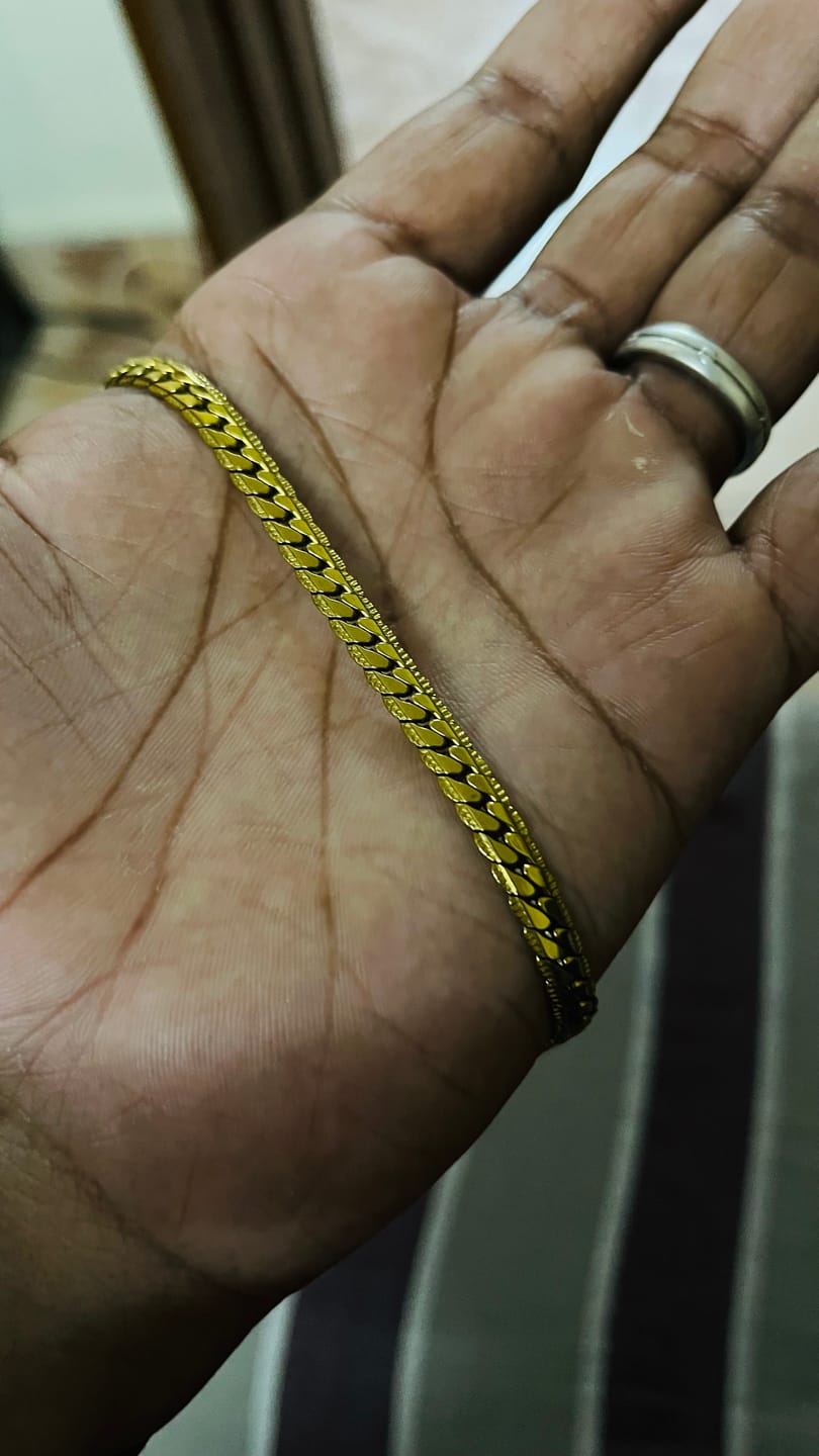 Customer photo review of Wheat Chain | 3MM
