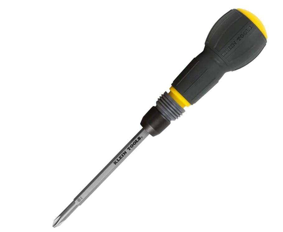 Customer photo review of Klein Tools 32960A Fastbit Tru-Grip Screwdriver, Phillips & Slotted Bits