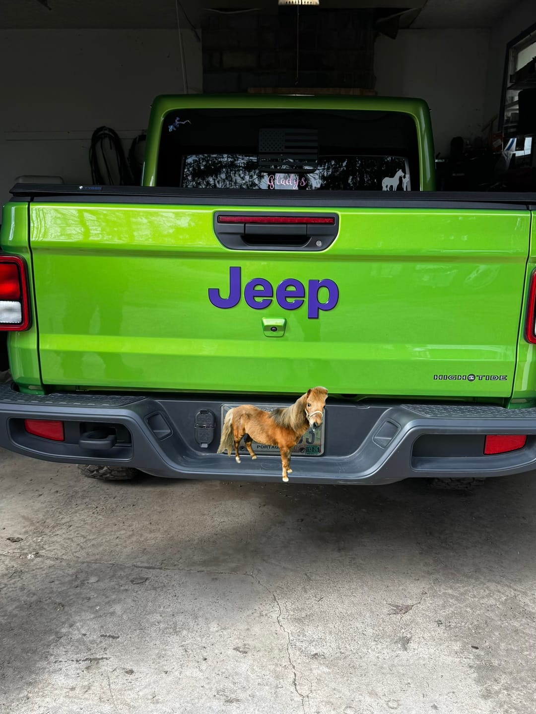 Customer photo review of JEEP Gladiator Emblem Overlay Decal Set | Fits 2020+ Jeep Gladiator
