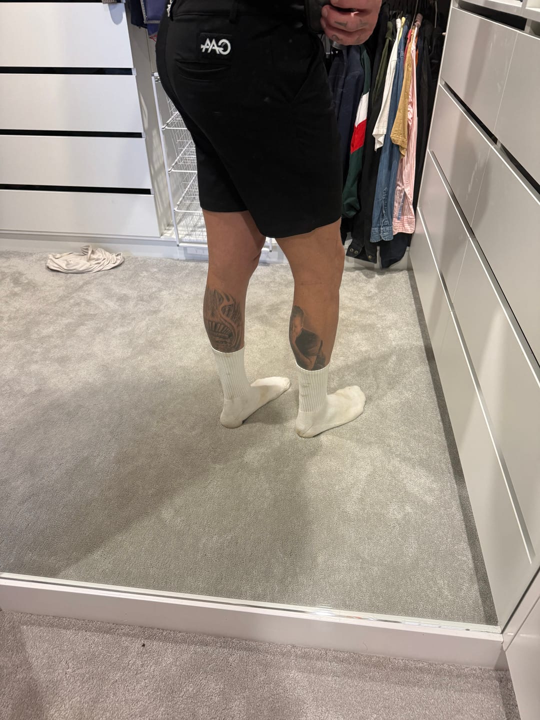 Customer photo review of Premier Stretch Golf Shorts