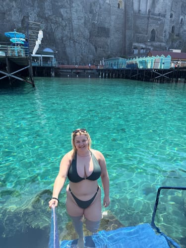 Customer photo review of Havana Bikini Top - Chocolate