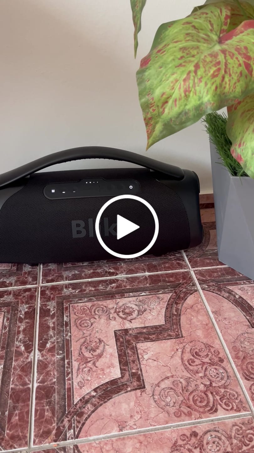 Customer video review of Parlante Bluetooth Portátil Blik Bass400 160W IPX7 12 Hrs