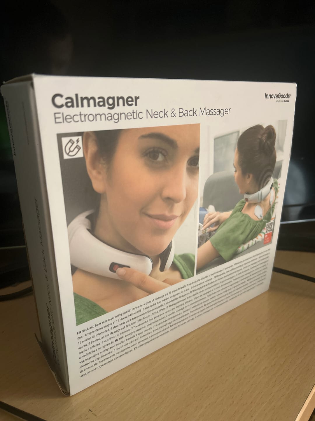 Customer photo review of Masajeador de cuello y espalda electromagnético