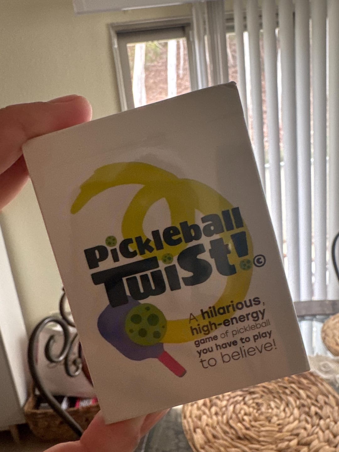 Customer photo review of Pickleball Twist© The Pickleball Card Game