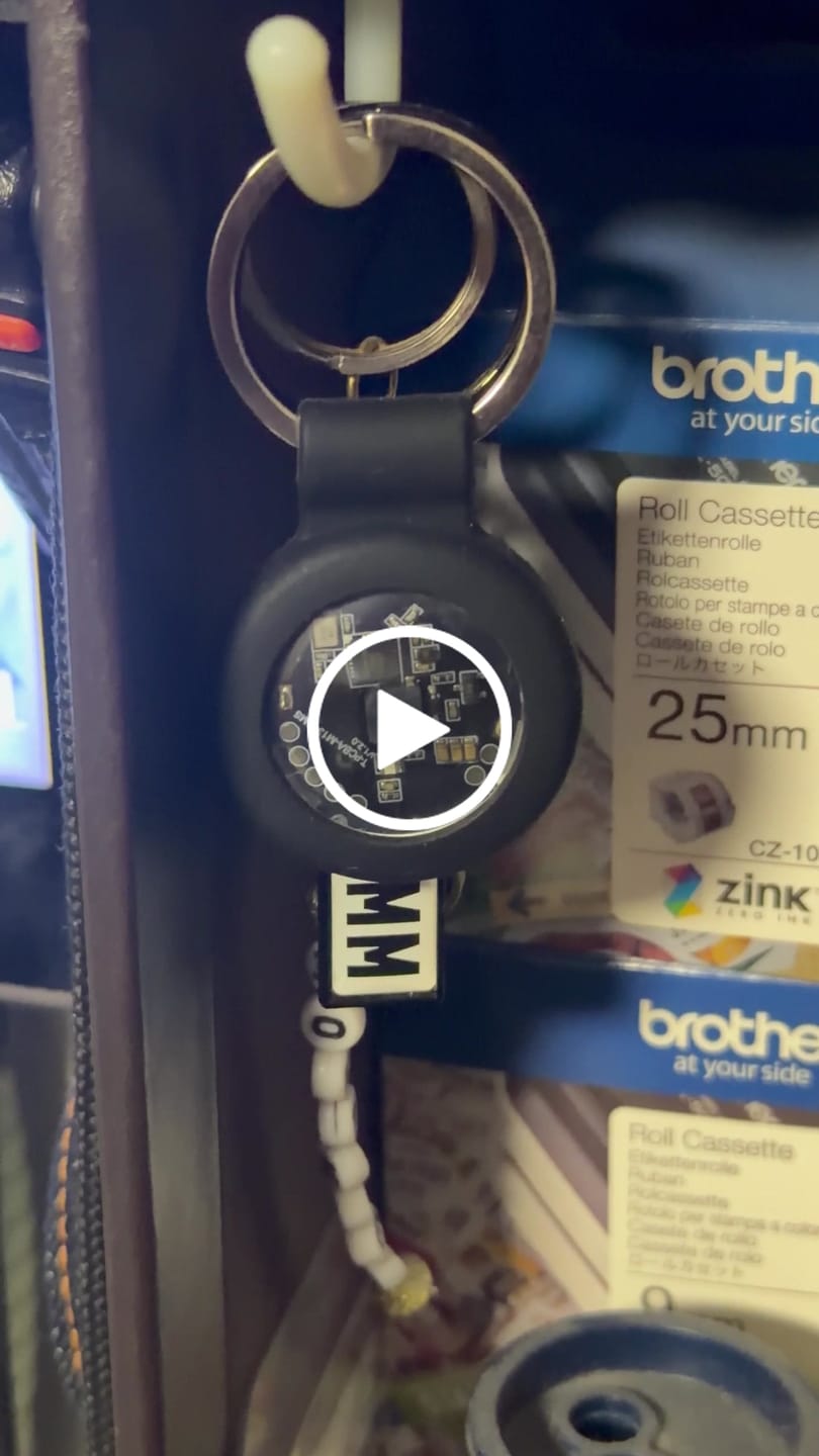 Customer video review of Personalised Metal Number Plate Keyring