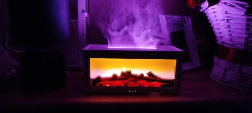 Customer photo review of 2 in 1 Flame Aromatherapy Diffuser & Humidifier