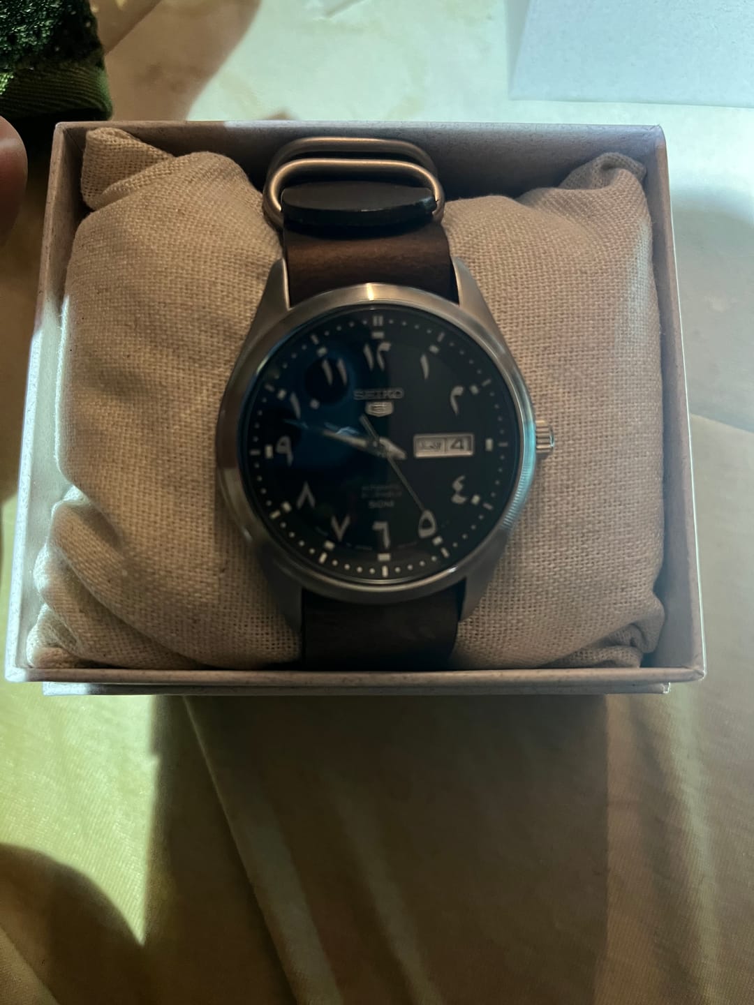 Customer photo review of W.O.E. Leather Single Pass Strap