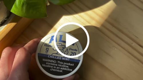Customer video review of Chilled Mint Nicotine Pouches