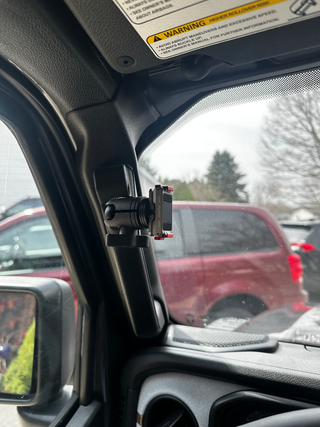 Customer photo review of 20mm Ball for A-Pillar or Universal Mounts