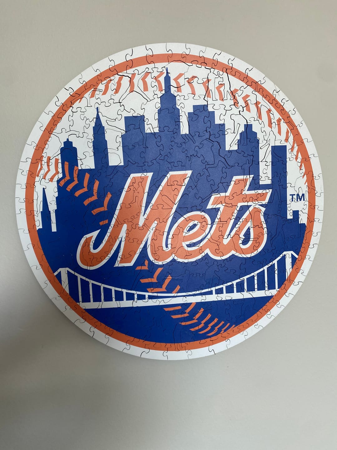 Customer photo review of New York Mets™ - Wooden Puzzle