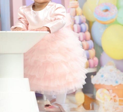 Customer photo review of Lovely Baby Girl Dress Girls Christening Dresses Toddler Birthday Princess Dress