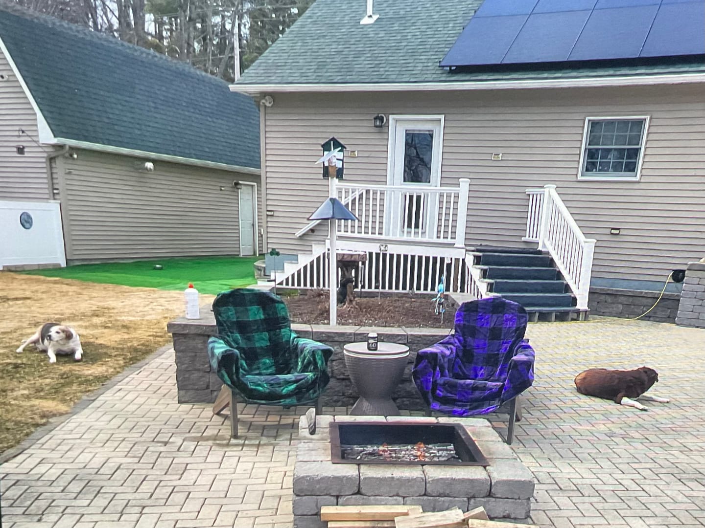 Customer photo review of The Chair Blanket