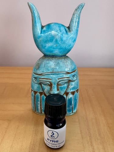 Customer photo review of True Egyptian Kyphi Oil 5 mL | Temple of Hathor Formula