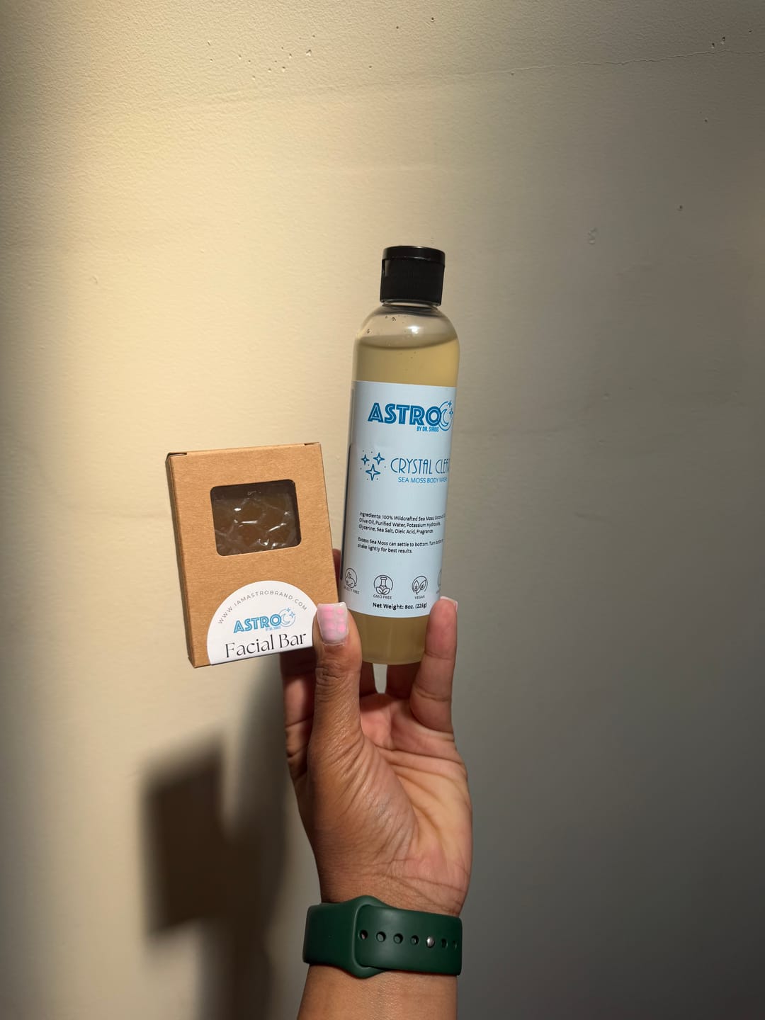 Customer photo review of Sea Moss Body Wash