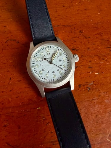 Customer photo review of Navy Blue Calfskin