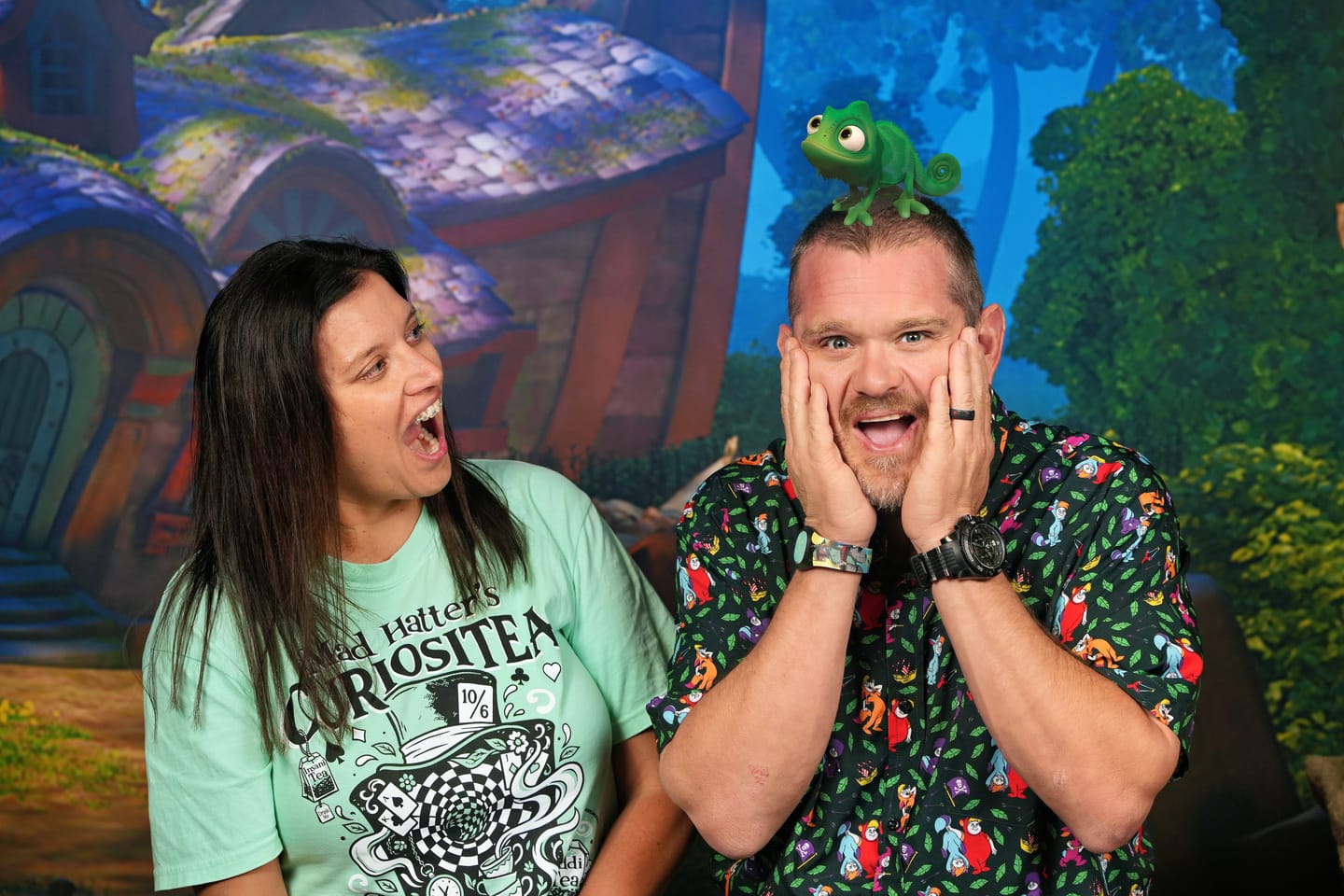 Customer photo review of Mad Hatter's CuriosiTea Shirt