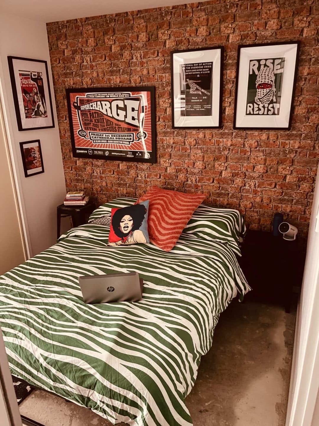 Customer photo review of Urban Brick Wallpaper - Traditional
