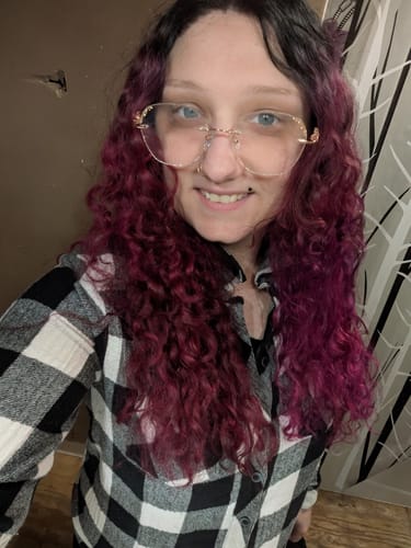 Customer photo review of Glitter Eyeglasses