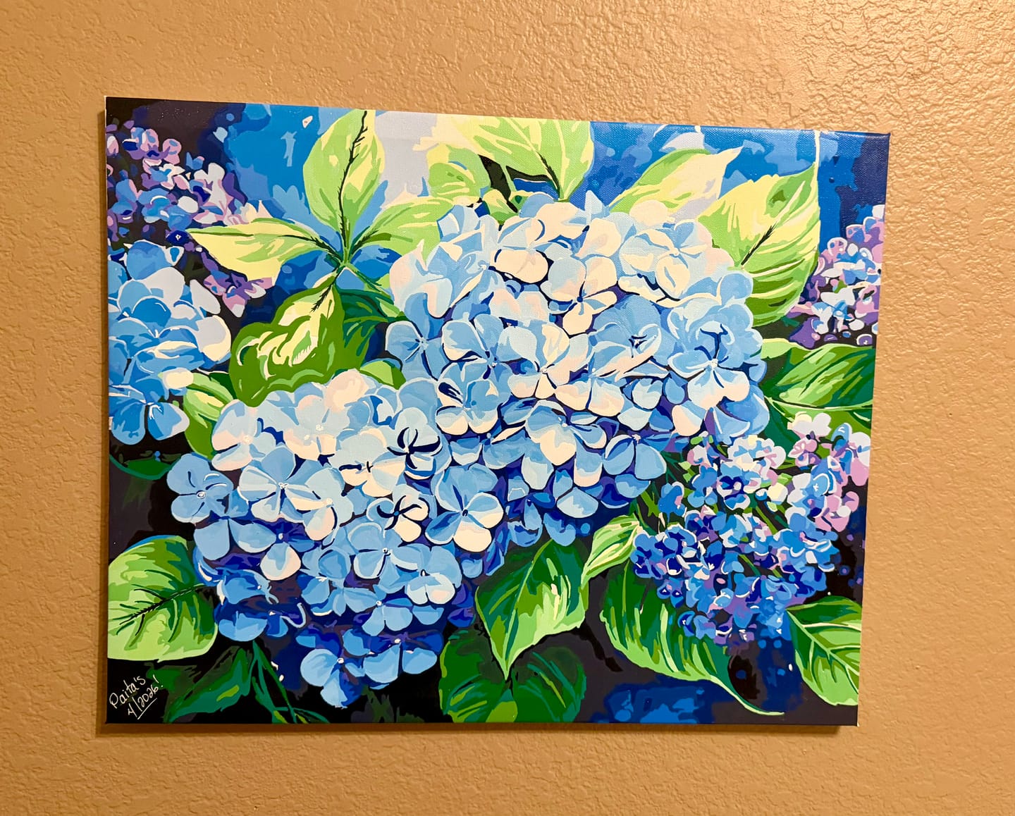 Customer photo review of Blue Hydrangea