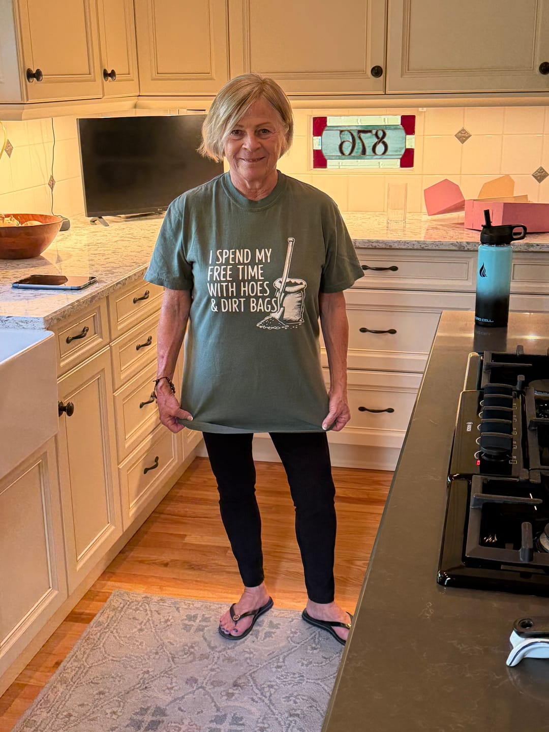 Customer photo review of Hoes & Dirt Bags T-shirt