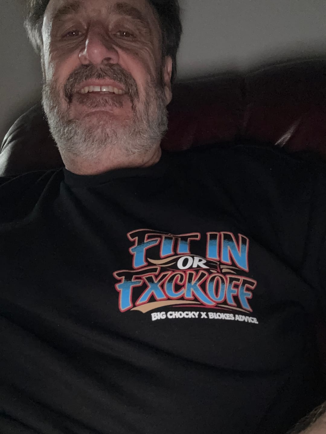 Customer photo review of Big Chocky | Fit In Tee