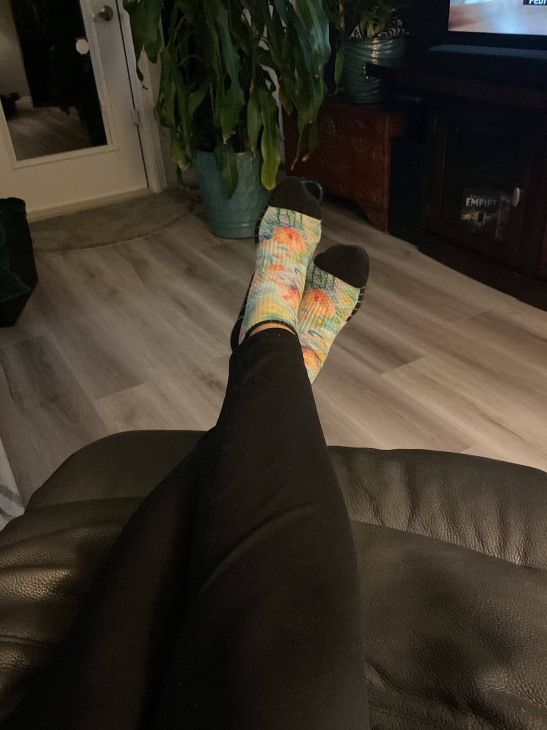 Customer photo review of Ankle Compression Socks | Bundle