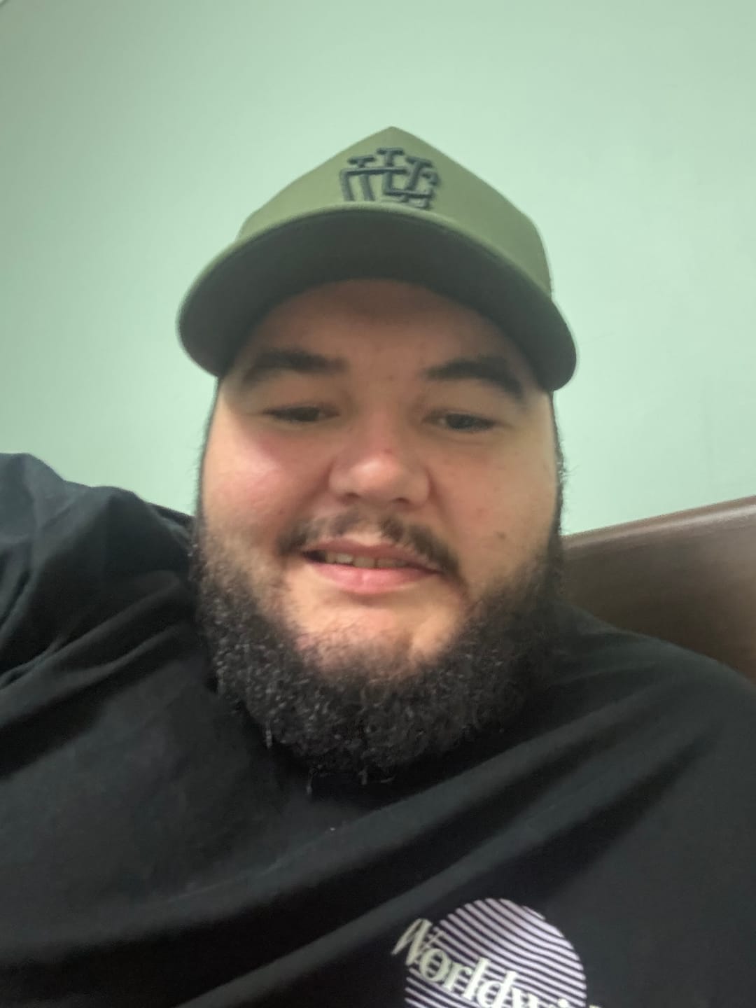 Customer photo review of LVCO "Khaki Green/Black" A-Frame Snapback