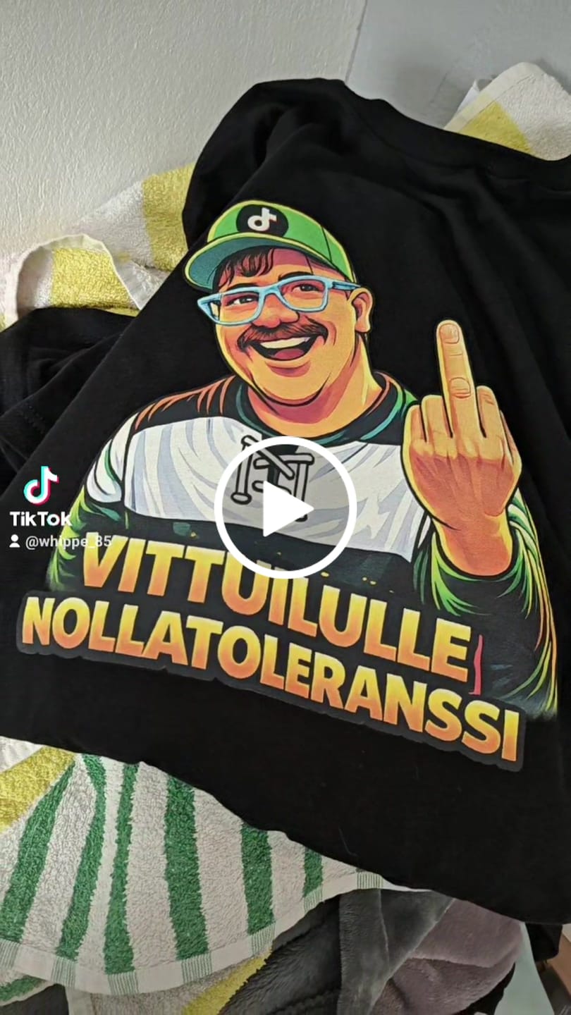 Customer video review of DJ Aatee81 – VITTUILULLE NOLLATOLERANSSI T-Shirt