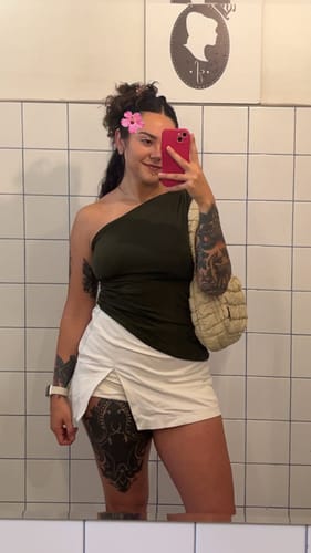 Customer photo review of TOP SARA VERDE