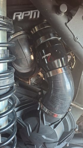 Customer photo review of RPM Can-Am Maverick X3 "ECF" Electric Clutch Blower Fan Kit - Lower Clutch / Belt Temperature