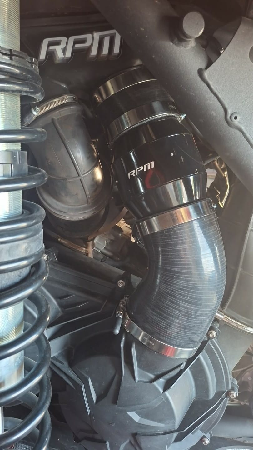 Customer photo review of RPM Can-Am Maverick X3 "ECF" Electric Clutch Blower Fan Kit - Lower Clutch / Belt Temperature